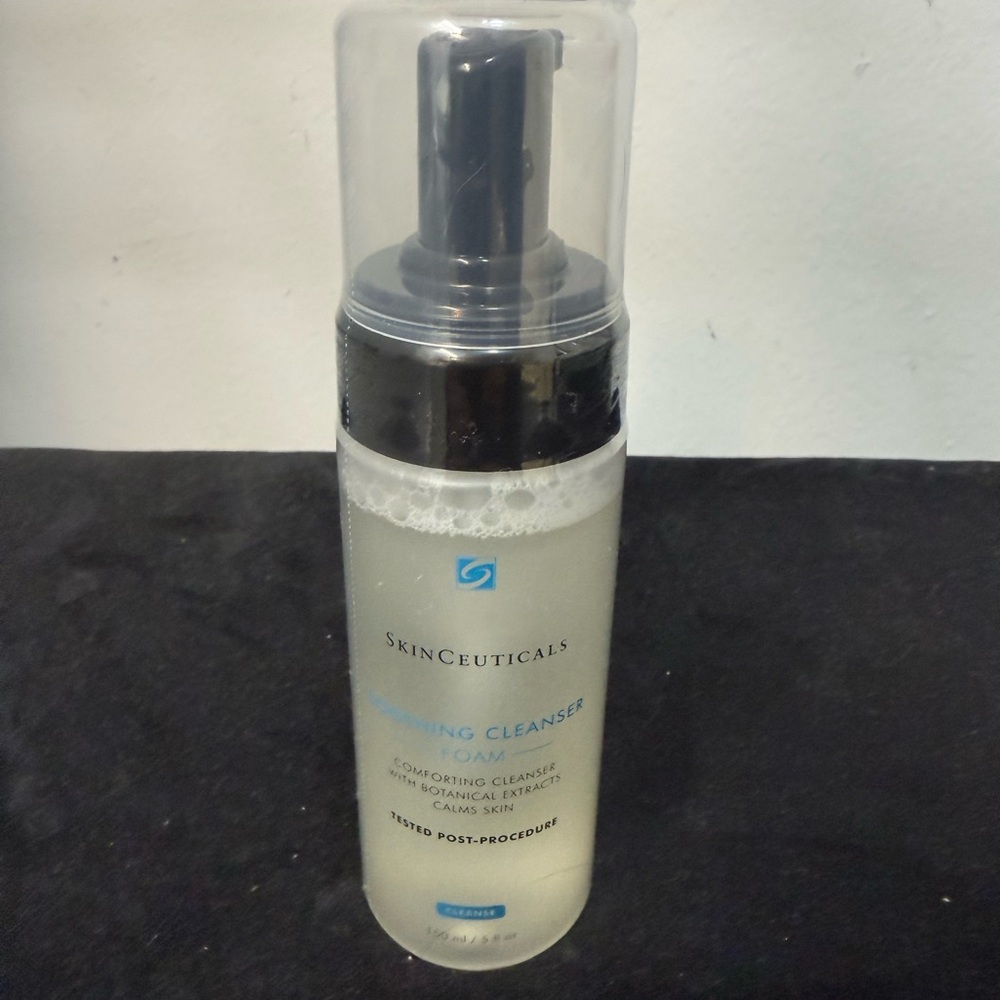 SkinCeuticals Soothing Cleanser Foam - Black and Clear Bottle